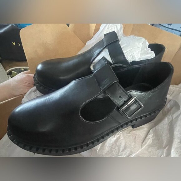 NIB Floyd Charlotte Mary Jane s in Black Size 9 - Picture 3 of 4